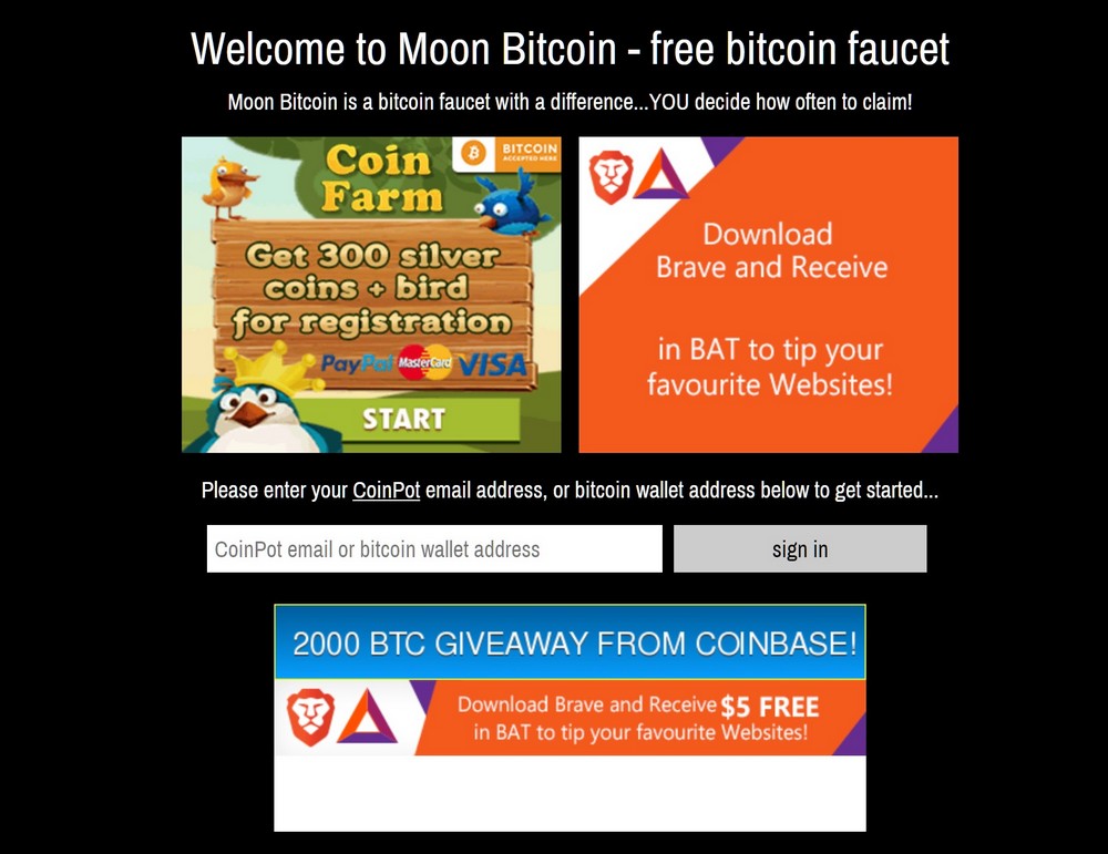 Регистрация на MoonBitcoin