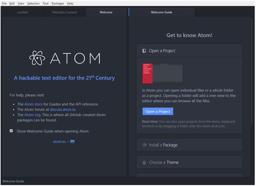 HTML-редактор Atom